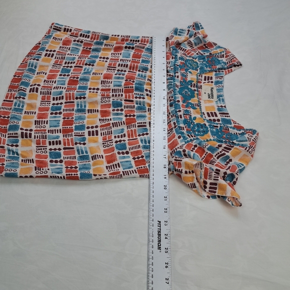 Savanna Jane Floral Embroidered Vibrant Printed Top Size M - Picture 9 of 11